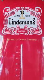 Lindemans email bord thermometer, Verzamelen, Biermerken, Ophalen of Verzenden, Zo goed als nieuw