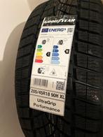 4 pneus hiver goodyear 205/45/18 90H nouveaux, Auto-onderdelen, Ophalen, 18 inch, Nieuw, Band(en)