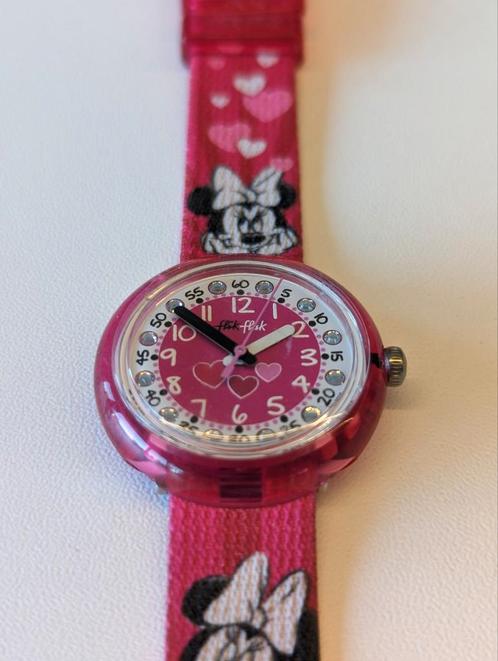 Flik Flak - Disney's Minnie Mouse - Horloge, Collections, Disney, Utilisé, Autres types, Autres personnages, Enlèvement ou Envoi