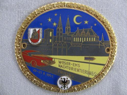 2 Automobil Sport Club Bremen ADAC badge 1955, Collections, Marques automobiles, Motos & Formules 1, Comme neuf, Voitures, Enlèvement ou Envoi