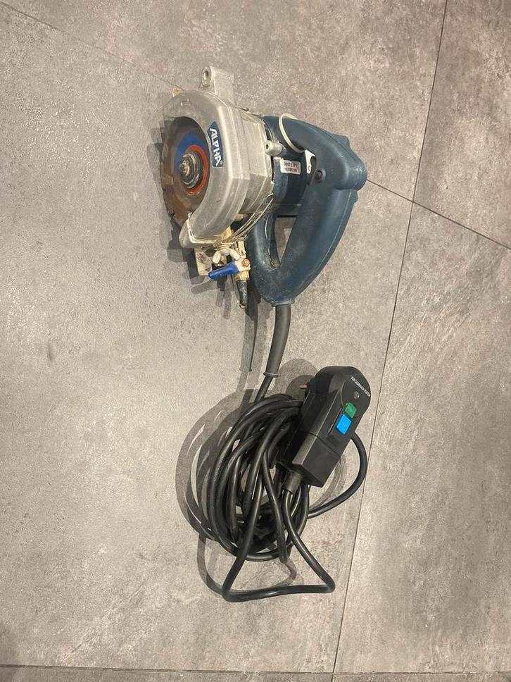 ALPHA waterzaag voor tegel/steen/marmer/glas, Doe-het-zelf en Bouw, Gereedschap | Zaagmachines, Zo goed als nieuw, Ophalen