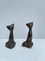 Antieke bronzen katjes, Antiek en Kunst, Ophalen, Brons