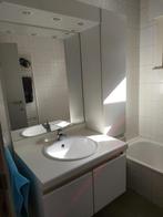 Badkamermeubel met lavabo en kast, Huis en Inrichting, Badkamer | Badkamermeubels, Ophalen, Gebruikt, Wastafelkast
