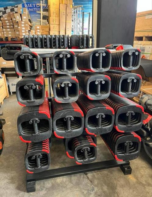 Les Mills Smartbar Set 2.0 20 Stangen met Gewichten + Rek, Sport en Fitness, Fitnessmaterialen, Gebruikt, Halterset, Armen, Benen