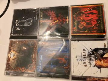 Verschillende metal cd’s 