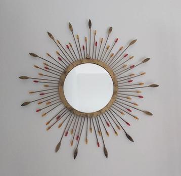 Prachtige vintage zonnespiegel Line-Vautrin stijl (2) beschikbaar voor biedingen
