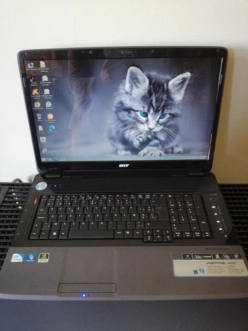 Acer Aspire 8735ZG laptop met groot scherm, Computers en Software, Windows Laptops, Gebruikt, 17 inch of meer, HDD, 4 GB, Azerty