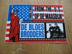 Sticker 1988-1993 De Bloes Brodders From the U.S., Verzamelen, Stickers, Nieuw, Film, Tv of Omroep, Ophalen of Verzenden