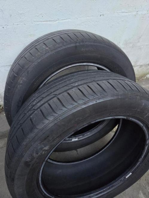 Lot de 2 pneus 205/55R16 91V – Très bon état !, Auto-onderdelen, Banden en Velgen, Band(en), 16 inch, 205 mm, Ophalen