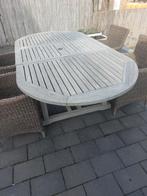 Houten tuintafel, Tuin en Terras, Ophalen, Gebruikt, Eettafel, Tuinset