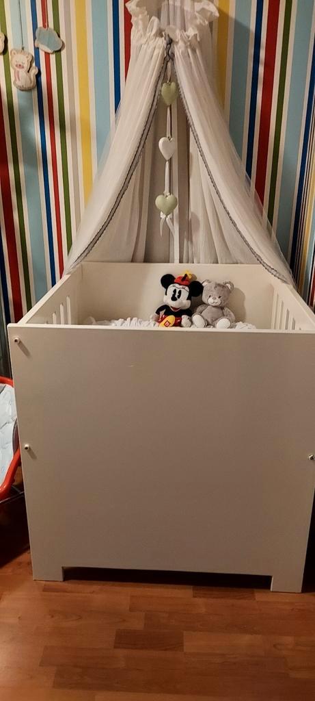 Tweelingbed, Kinderen en Baby's, Kinderkamer | Complete kinderkamers, Gebruikt, Ophalen