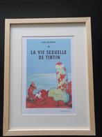 Kuifje , La vie sexuelle de Tintin, Antiek en Kunst, Kunst | Litho's en Zeefdrukken, Ophalen of Verzenden