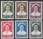 Belgie 1953 - Yvert/OBP 912-917 - Josephine Charlotte (PF), Postzegels en Munten, Postzegels | Europa | België, Staatshoofden