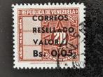 Venezuela 1965 - surcharge CORREOS RESELLADO VALOR, Affranchi, Amérique du Sud, Enlèvement ou Envoi