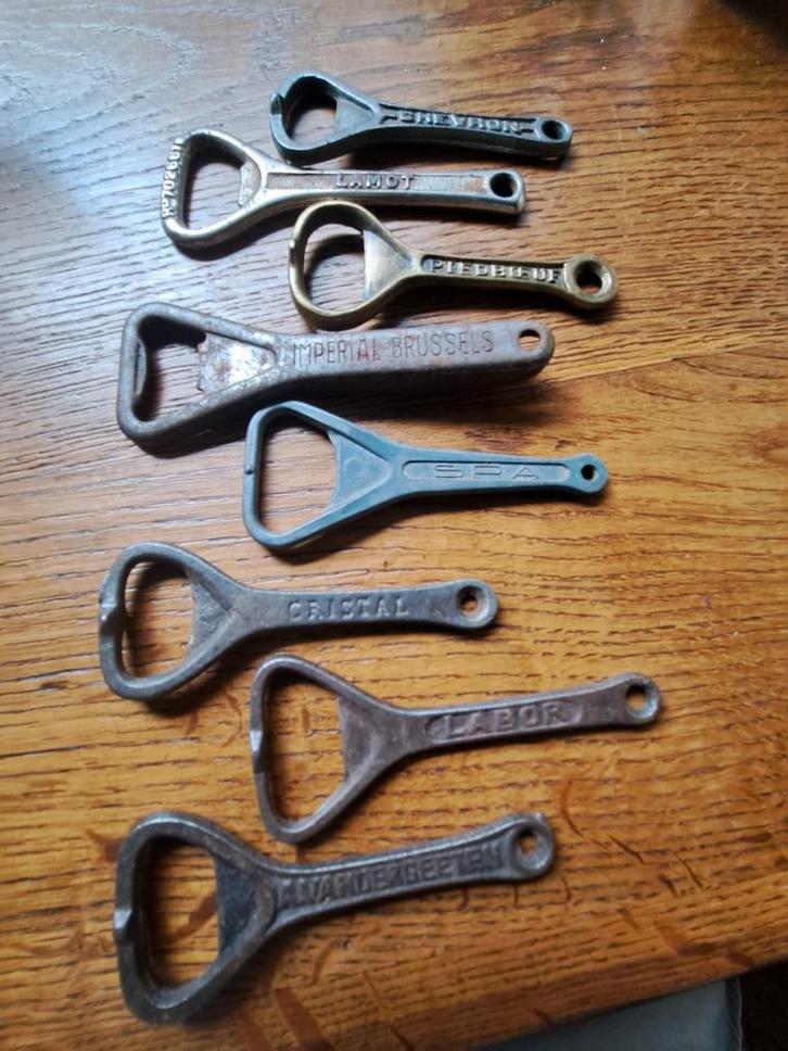 Verschillende vintage openers ( lamot, a vandergeten enz..., Verzamelen, Biermerken, Zo goed als nieuw, Ophalen of Verzenden