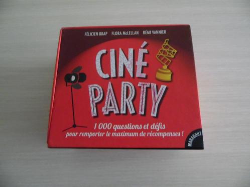 CINÈ   PARTY      MARABOUT, Hobby & Loisirs créatifs, Jeux de société | Jeux de cartes, Comme neuf, 1 ou 2 joueurs, Trois ou quatre joueurs