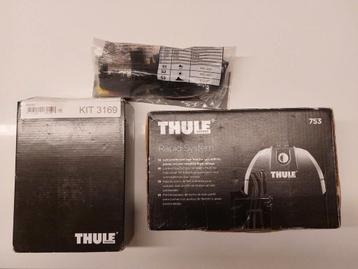 Thule kit 753 + Thule kitset 3196 + Thule Wingbar 961