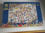 Puzzel Jumbo 1500 stukjes Jan Van Haasteren Ijshockey, Hobby en Vrije tijd, Ophalen of Verzenden, 500 t/m 1500 stukjes, Gebruikt