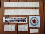 Stickerset SUZUKI TS '78, Vélos & Vélomoteurs, Autres marques, Réservoir, Enlèvement ou Envoi, Neuf