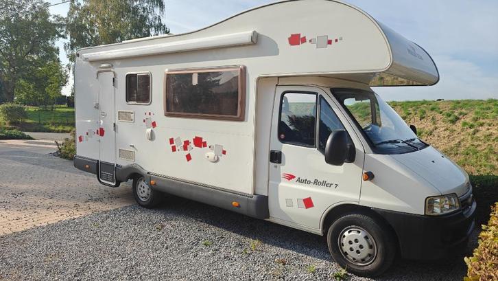 Camping-car Roller Team Auto-Roller 7 – Idéal famille, Caravans en Kamperen, Mobilhomes, Particulier, meer dan 6, Alkoof, Fiat