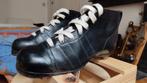 Voetbalschoenen met schoenplaatjes, leer, vintage, Ophalen of Verzenden