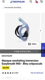 20 Masque snorkeling Easybreath, Watersport en Boten, Snorkelen, Ophalen, Nieuw, Snorkelmasker