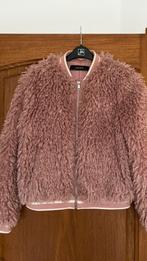 Dames jas teddy van de zara, Kleding | Dames, Ophalen, Zo goed als nieuw, Roze