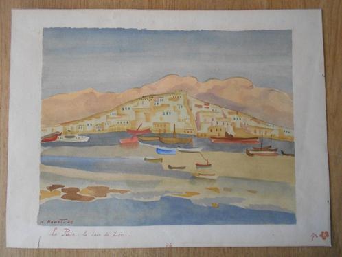 Marie HOWET de baai van Zia., Antiek en Kunst, Kunst | Litho's en Zeefdrukken, Ophalen of Verzenden