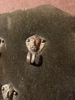 Vintage donkergroene kapstok, Huis en Inrichting, Wandkapstok, Gebruikt, Ophalen of Verzenden, Minder dan 100 cm