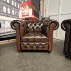 Brighton Fauteuil Classic Chesterfield – Knopenzit – Antiek, Ophalen