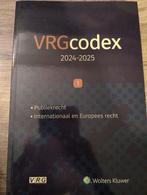 VRG codex publiekrecht en internationaal en Europees recht, Boeken, Ophalen of Verzenden, Zo goed als nieuw