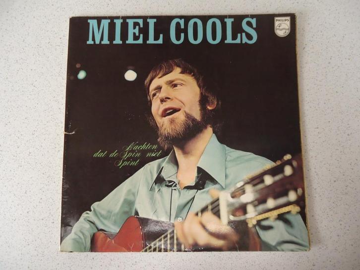 LP van" Miel Cools" Nachten Dat De Spin Niet Meer Spint., Cd's en Dvd's, Vinyl | Nederlandstalig, Gebruikt, Levenslied of Smartlap