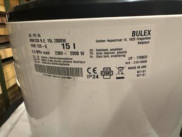 Bulex boiler 15L bonne etad general fonctione bien  beschikbaar voor biedingen