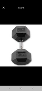 Haltere exagonaux 42.5kg la paire urgent dois partir !!!, Sport en Fitness, Ophalen, Zo goed als nieuw