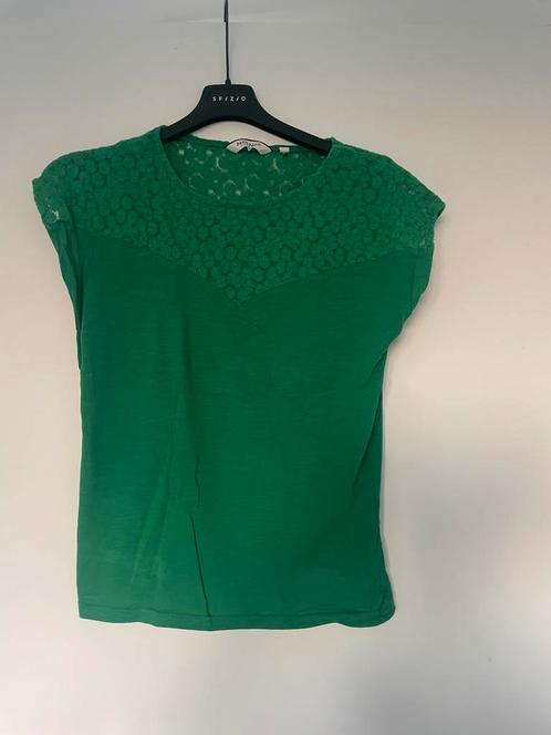 shirt zonder mouwen, Kleding | Dames, Topjes, Zo goed als nieuw, Maat 34 (XS) of kleiner, Groen, Zonder mouw, Ophalen of Verzenden