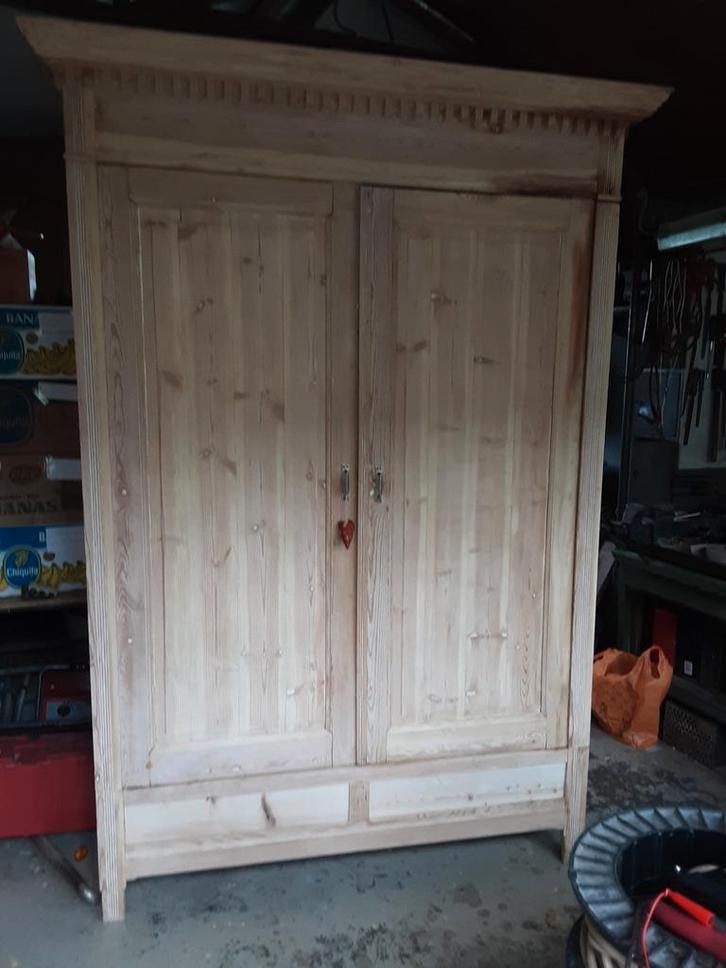 Grenen opbergkast, Antiek en Kunst, Antiek | Meubels | Kasten, Ophalen