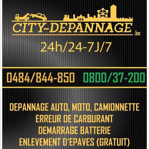 Dépanneuse auto voiture camionnette batterie Bruxelles, Auto diversen, Autostaanplaatsen en Garages