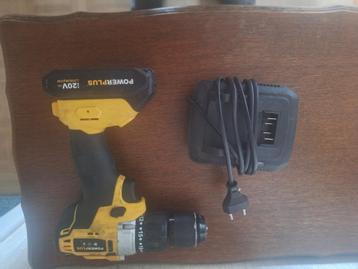 Powerplus schroefmachine, Enlèvement, Utilisé, Perceuse