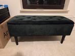 Banquette de couloir/pouf vert, Maison & Meubles, Enlèvement, Comme neuf