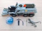 Jurassic World - camion lance-gyrosphère avec Owen et Blue, Enlèvement ou Envoi, Utilisé