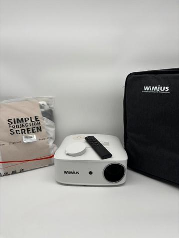 Vidéoprojecteur Wimius RD-833 (K7) + écran 120 pouces beschikbaar voor biedingen