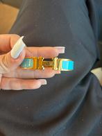hermes armband, Handtassen en Accessoires, Armbanden, Ophalen of Verzenden, Nieuw, Blauw, Goud
