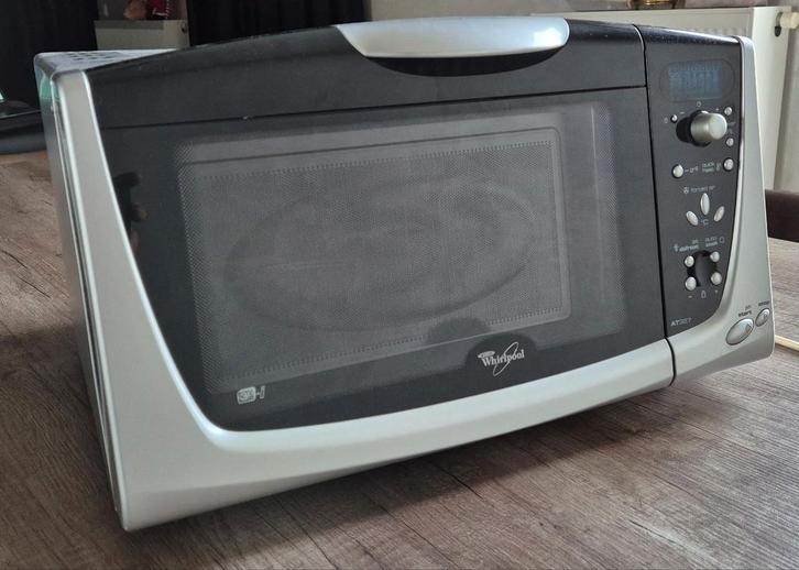 Microgolf Combi Whirlpool, Elektronische apparatuur, Microgolfovens, Zo goed als nieuw, Vrijstaand, Combi-microgolfoven, Crisp