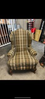 Wingback armchair Fauteuil in Engelse ruiterij, Huis en Inrichting, Ophalen