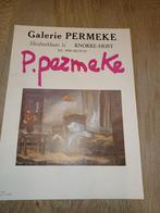 affiche tentoonstelling knokke  p. permeke, Verzamelen, Posters, Verzenden, Gebruikt, Rechthoekig Staand, Overige onderwerpen