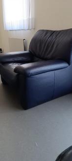 Lederen fauteuil, Ophalen, 100 tot 125 cm, Zo goed als nieuw, Modern