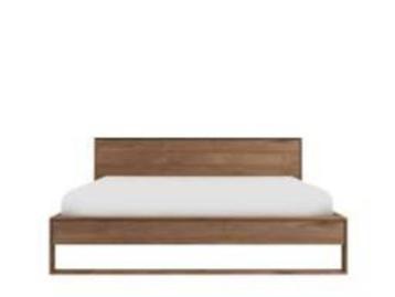 Teak Nordic Ii Bed - With Slats - Us/Au Queen Size ETNICRAFT
