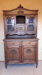 ANTIEKE 2 delige  KAST Antieke Luikse deuxcorps vitrine kast, Antiek en Kunst, Antiek | Meubels | Kasten, Ophalen