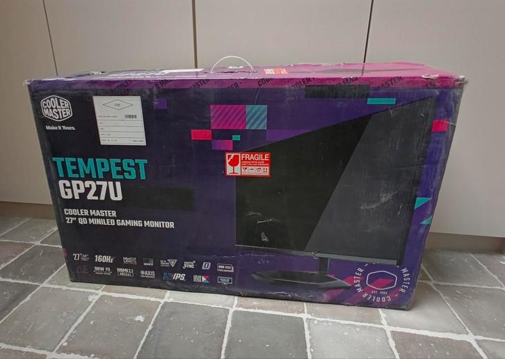 Cooler Master Tempest GP27U (4K 160hz miniLED), Computers en Software, Monitoren, Zo goed als nieuw, 151 t/m 200 Hz, Gaming, IPS