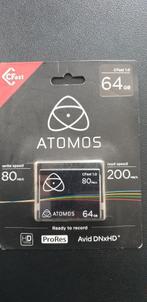 ATOMOS CFast 64GB kaart, TV, Hi-fi & Vidéo, Enlèvement, Neuf